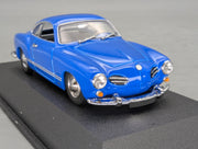 Modellautos 1:43 Minichamps Volkswagen VW Karmann Ghia Blau mit OVP