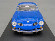 Modellautos 1:43 Minichamps Volkswagen VW Karmann Ghia Blau mit OVP