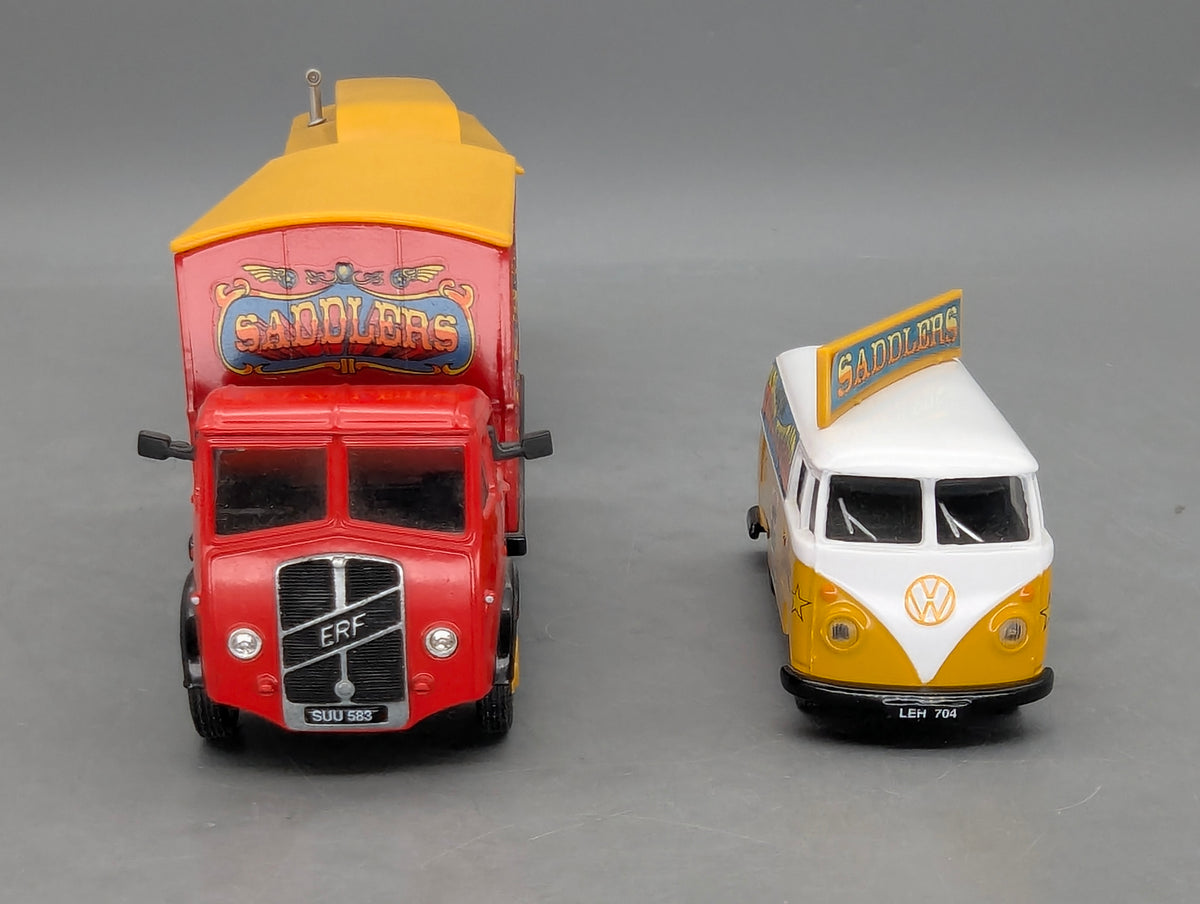 LKW Modell 1:50 Corgi Classics 31702 Saddlers Famous Funfair Set 3-tlg mit OVP