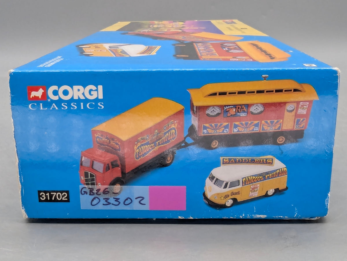 LKW Modell 1:50 Corgi Classics 31702 Saddlers Famous Funfair Set 3-tlg mit OVP