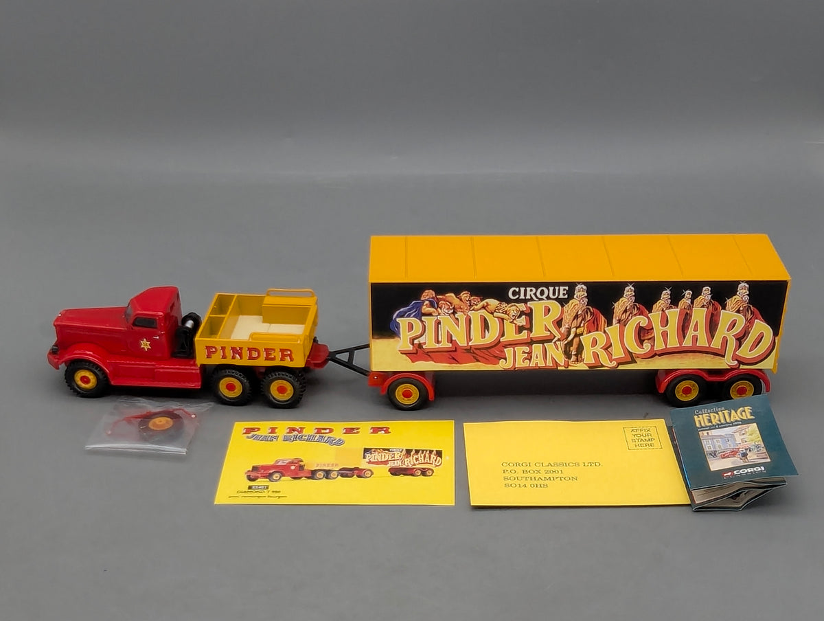 LKW Modell 1:50 Corgi Classics 55401 Diamond T980 Zirkus Pinder mit OVP