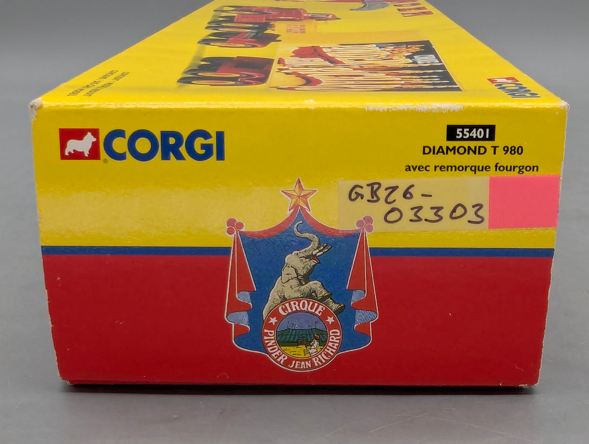 LKW Modell 1:50 Corgi Classics 55401 Diamond T980 Zirkus Pinder mit OVP