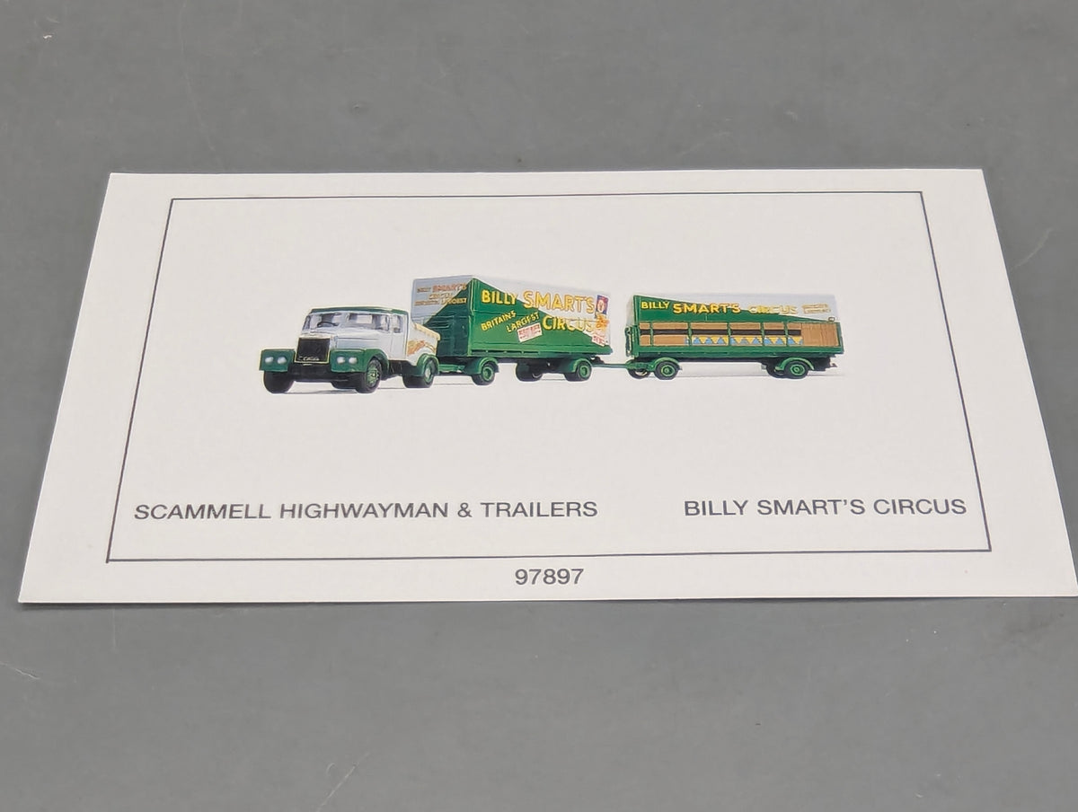 LKW Modell 1:50 Corgi Classics 97897 Scammell Highwayman & Trailers Circus OVP