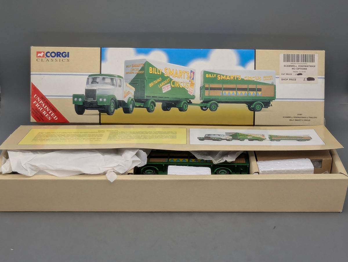 LKW Modell 1:50 Corgi Classics 97897 Scammell Highwayman & Trailers Circus OVP