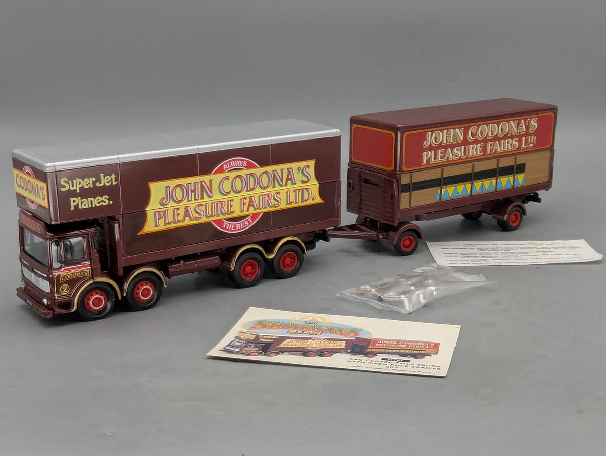 LKW Modell 1:50 Corgi Classics AEC Closed Pole Truck & Pole Trailer Set mit OVP