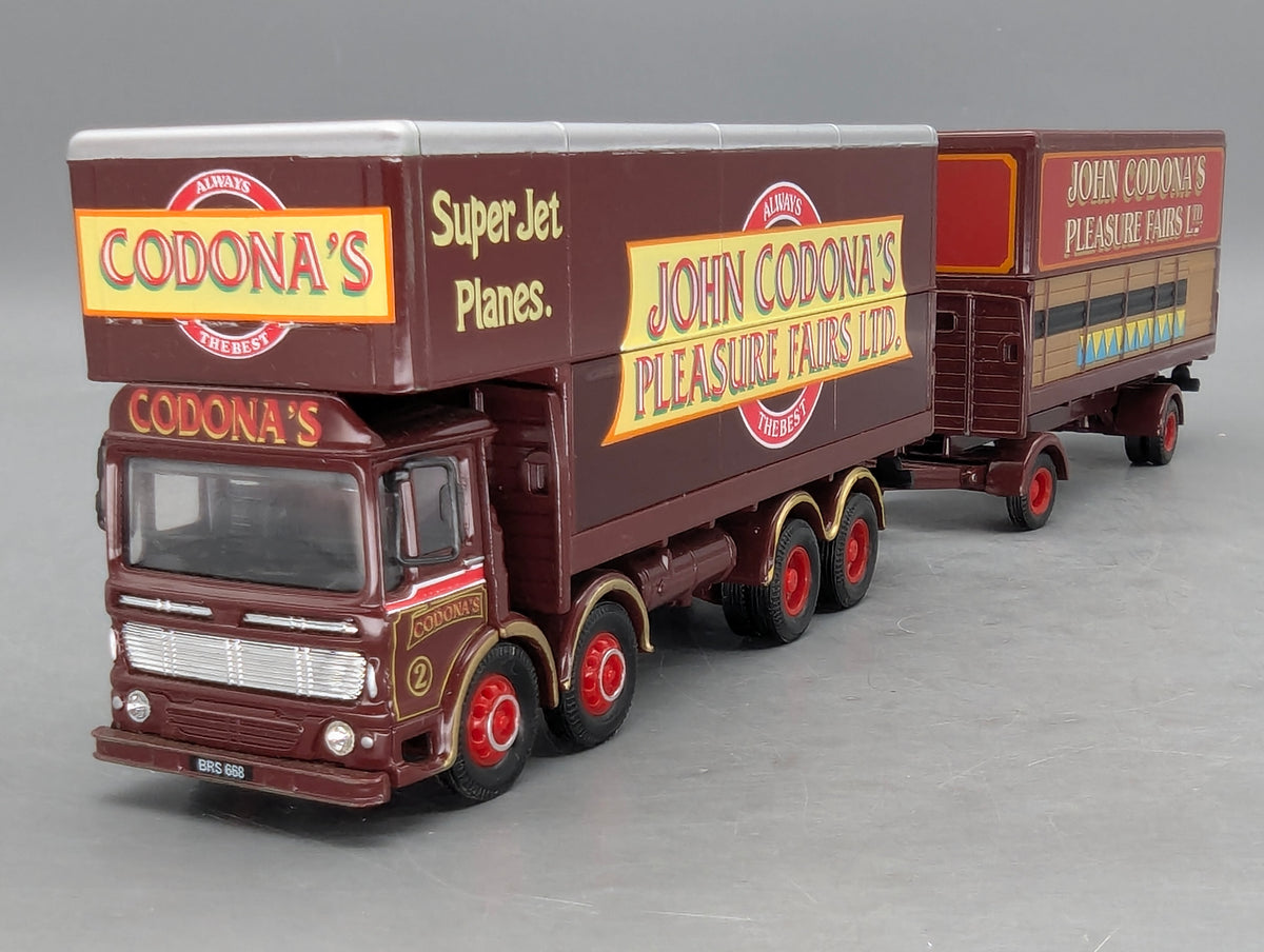 LKW Modell 1:50 Corgi Classics AEC Closed Pole Truck & Pole Trailer Set mit OVP