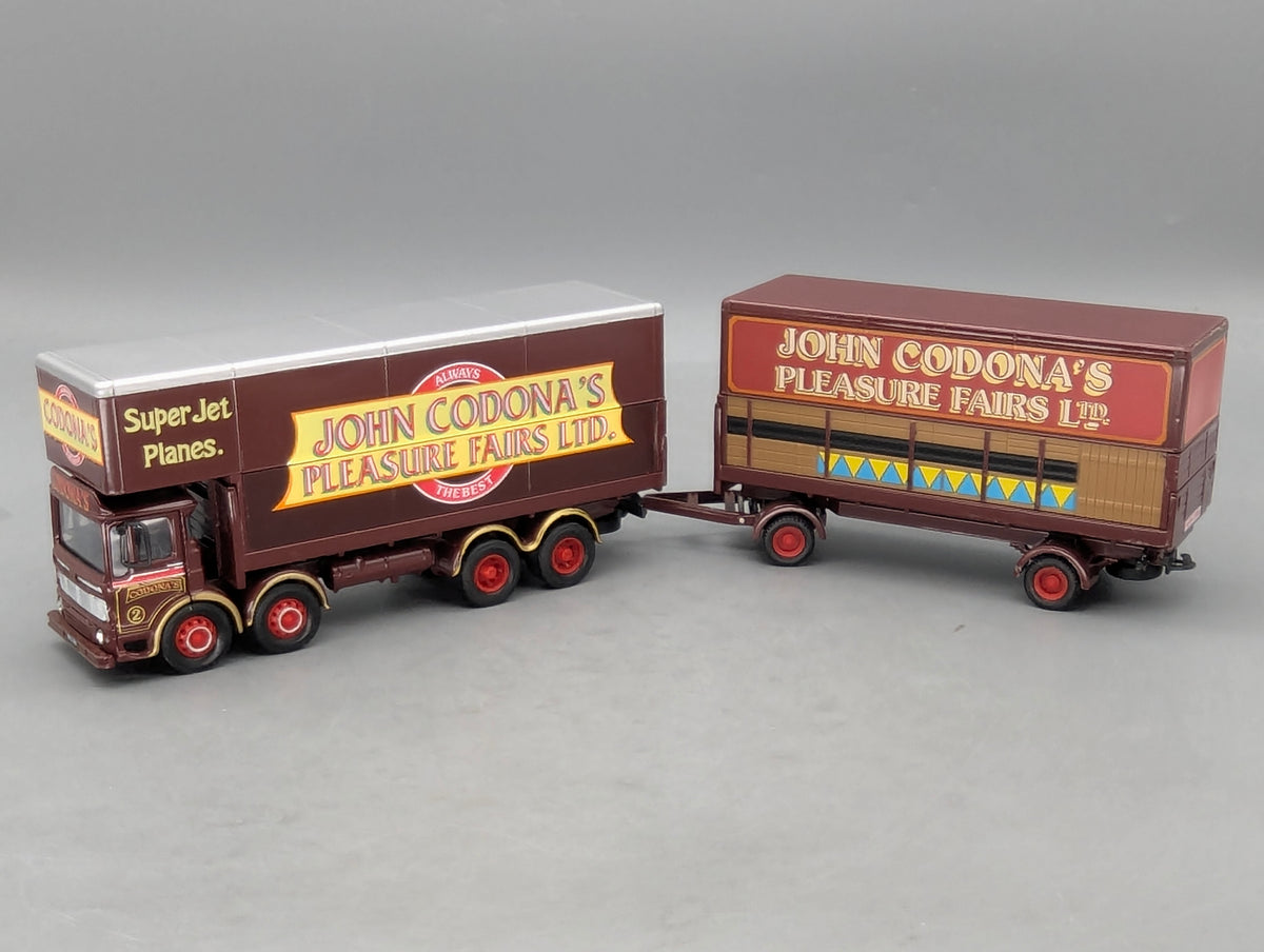LKW Modell 1:50 Corgi Classics AEC Closed Pole Truck & Pole Trailer Set mit OVP