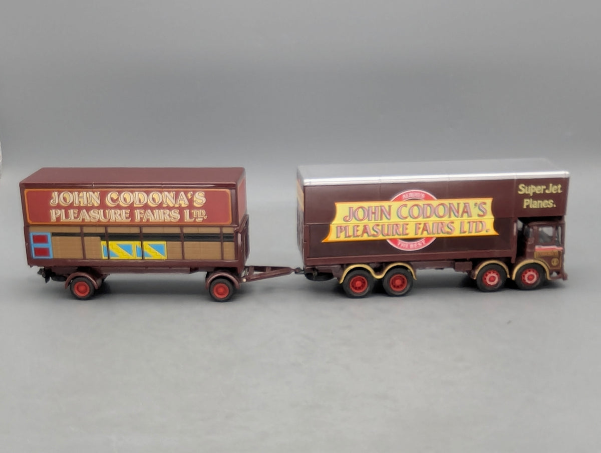 LKW Modell 1:50 Corgi Classics AEC Closed Pole Truck & Pole Trailer Set mit OVP
