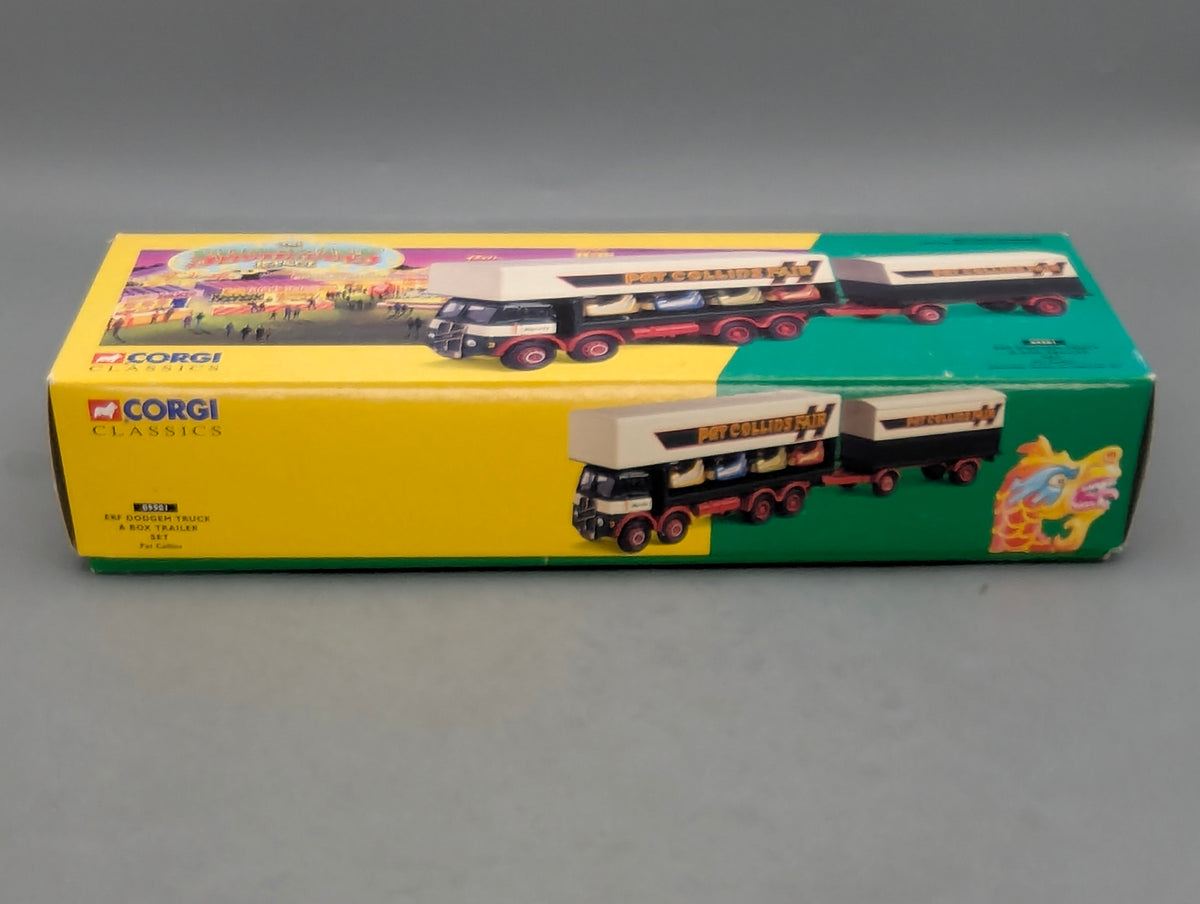LKW Modell 1:50 Corgi Classics 09901 ERF Dodgem Truck & Trailer Set Collins OVP