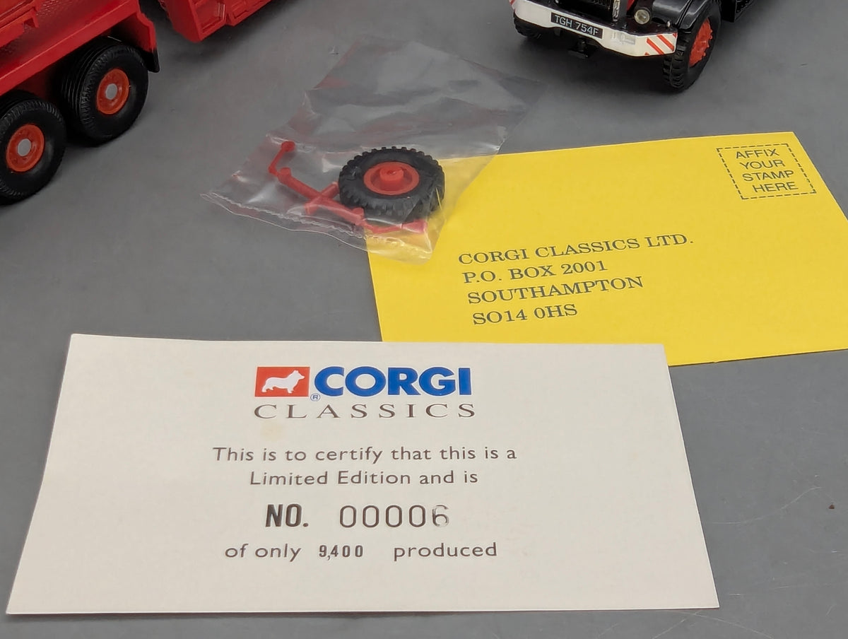 LKW Modell 1:50 Corgi Classics 31007 Diamond T Ballast Trailer & Locomotive OVP