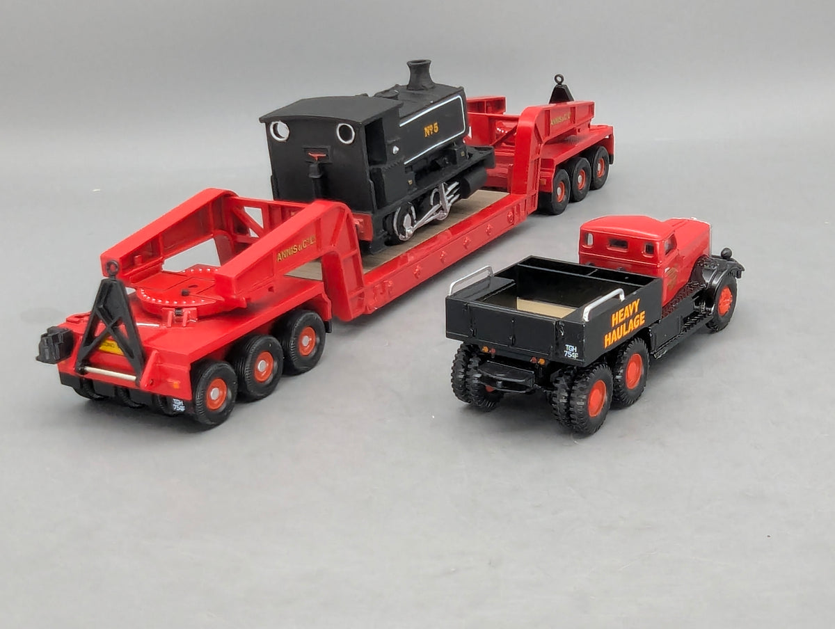 LKW Modell 1:50 Corgi Classics 31007 Diamond T Ballast Trailer & Locomotive OVP