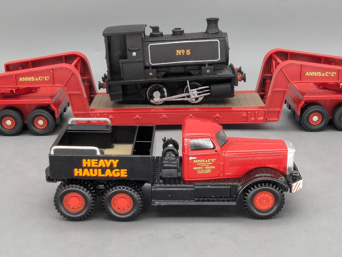 LKW Modell 1:50 Corgi Classics 31007 Diamond T Ballast Trailer & Locomotive OVP