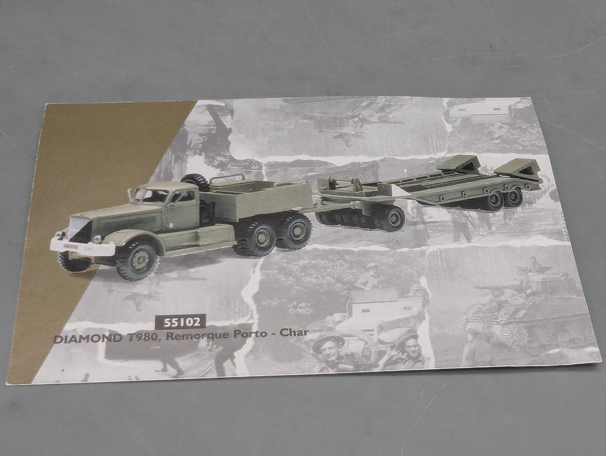 LKW Modell 1:50 Corgi Classics 55102 Diamond T980 & Tieflader Char mit OVP