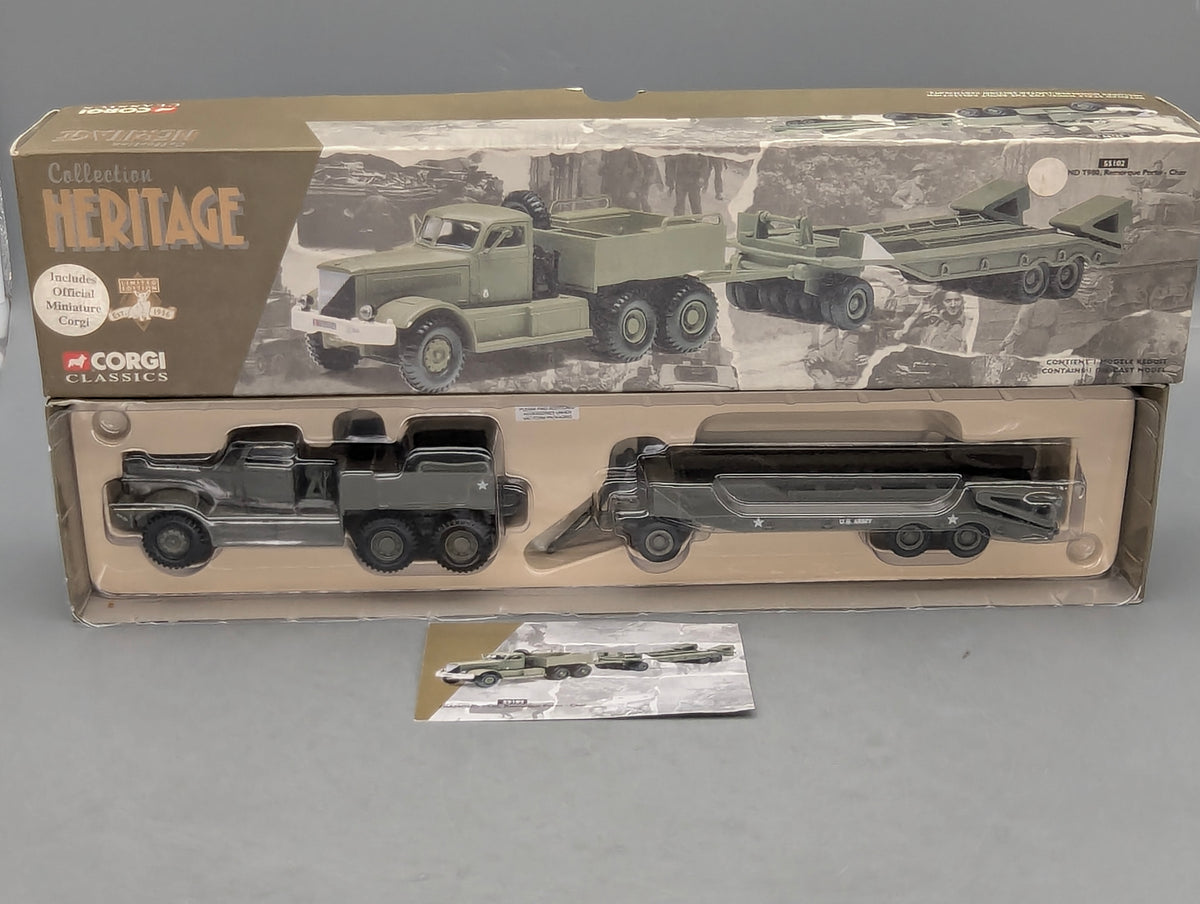 LKW Modell 1:50 Corgi Classics 55102 Diamond T980 & Tieflader Char mit OVP