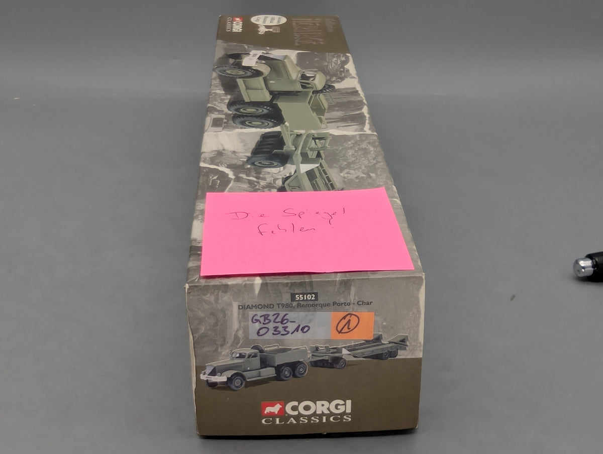 LKW Modell 1:50 Corgi Classics 55102 Diamond T980 & Tieflader Char mit OVP