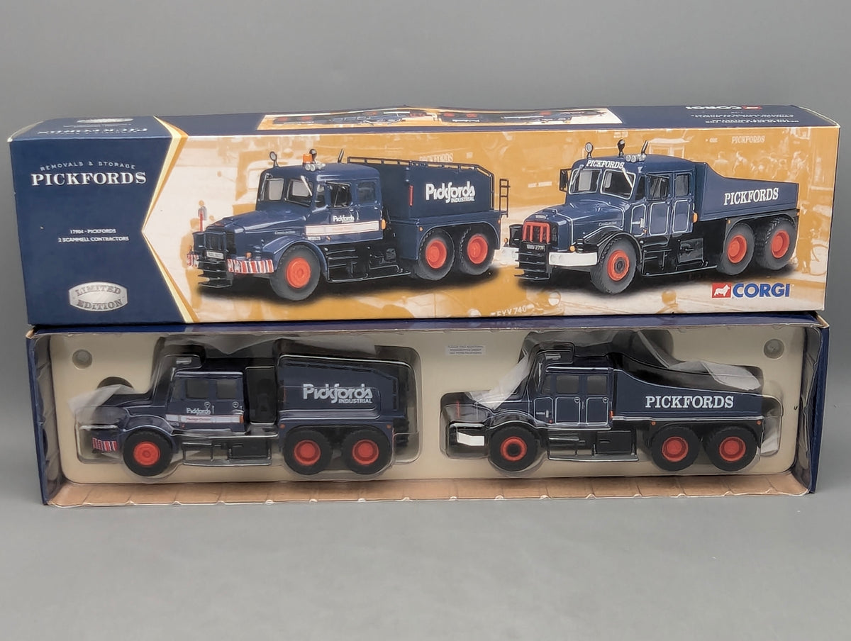 LKW Modell 1:50 Corgi Classics 17904 2x Scammell Contractors Pickfords mit OVP