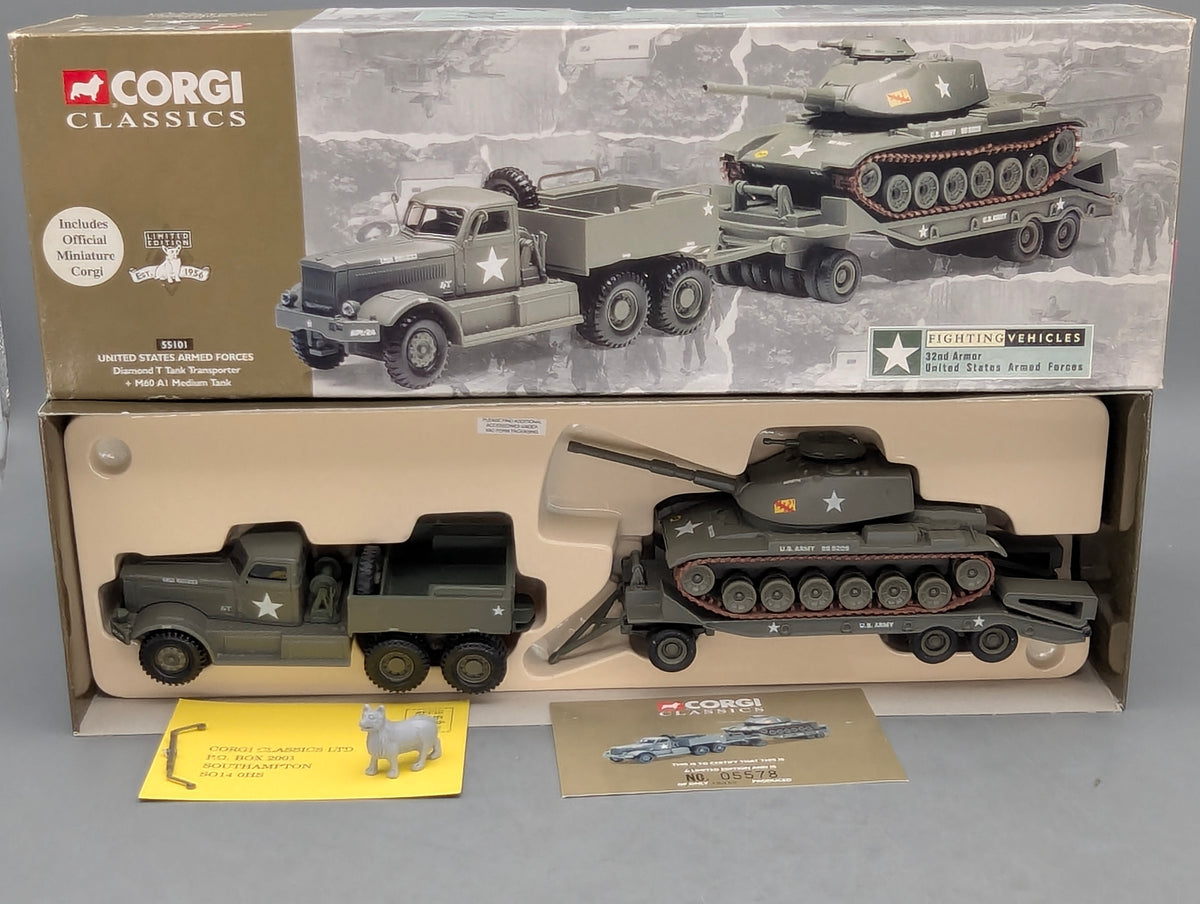 LKW Modell 1:50 Corgi Classics 55101 Diamond T Tank Transporter US Army mit OVP