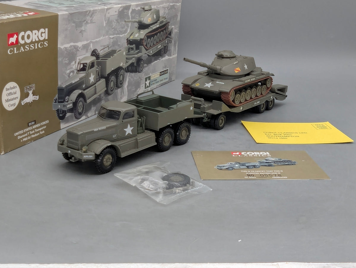 LKW Modell 1:50 Corgi Classics 55101 Diamond T Tank Transporter US Army mit OVP