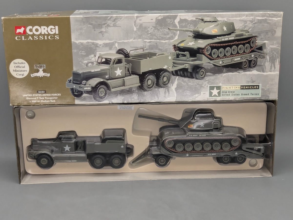 LKW Modell 1:50 Corgi Classics 55101 Diamond T Tank Transporter US Army mit OVP