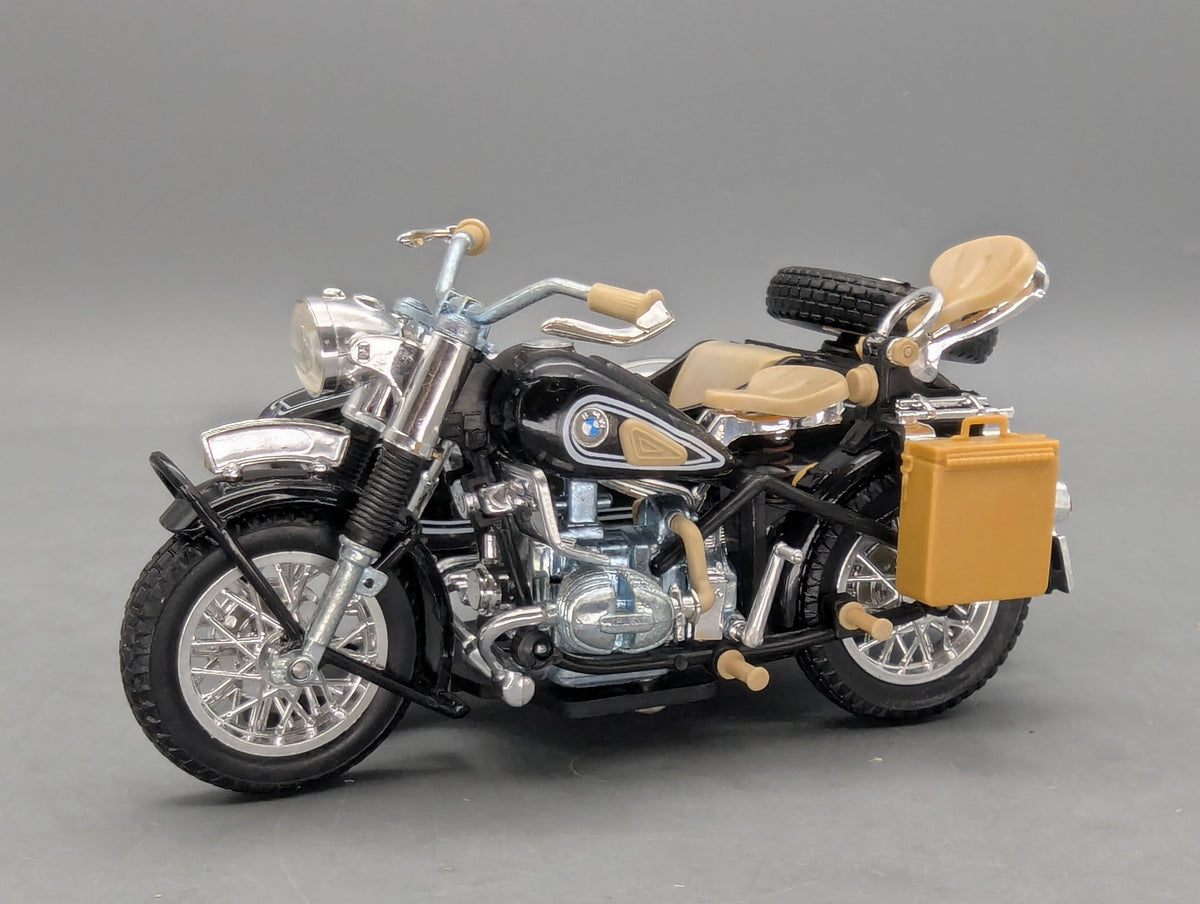 Motorrad Modell 1:15 Tonka Polistil BMW R75 Elephant mit Beiwagen mit OVP