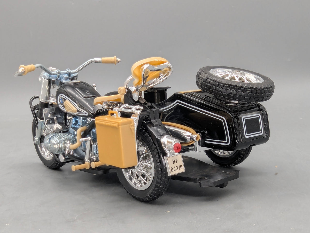 Motorrad Modell 1:15 Tonka Polistil BMW R75 Elephant mit Beiwagen mit OVP