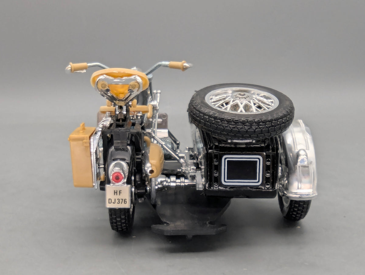Motorrad Modell 1:15 Tonka Polistil BMW R75 Elephant mit Beiwagen mit OVP