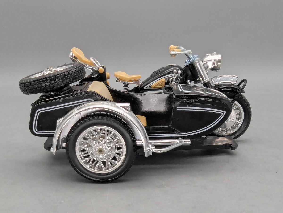 Motorrad Modell 1:15 Tonka Polistil BMW R75 Elephant mit Beiwagen mit OVP