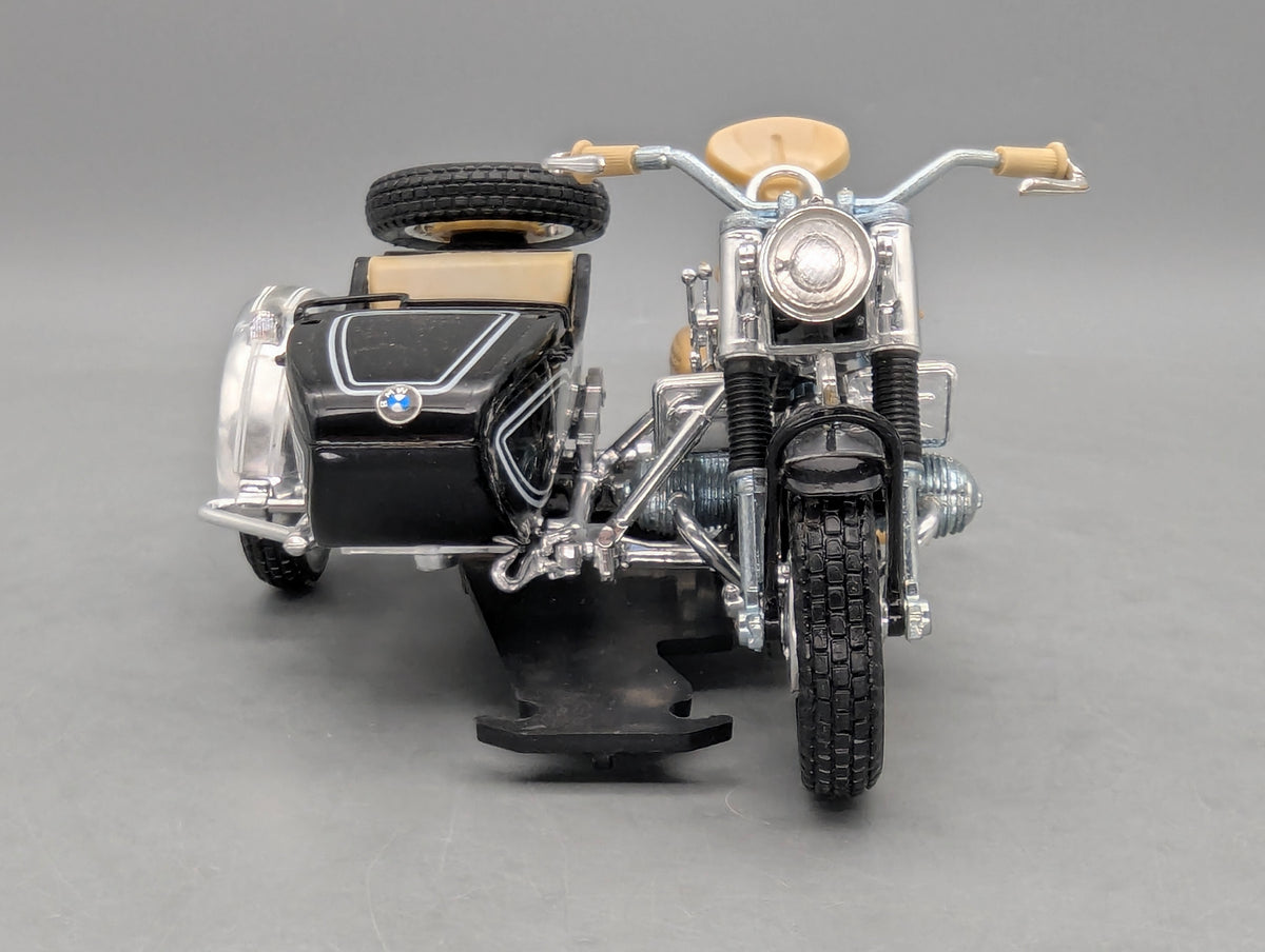 Motorrad Modell 1:15 Tonka Polistil BMW R75 Elephant mit Beiwagen mit OVP
