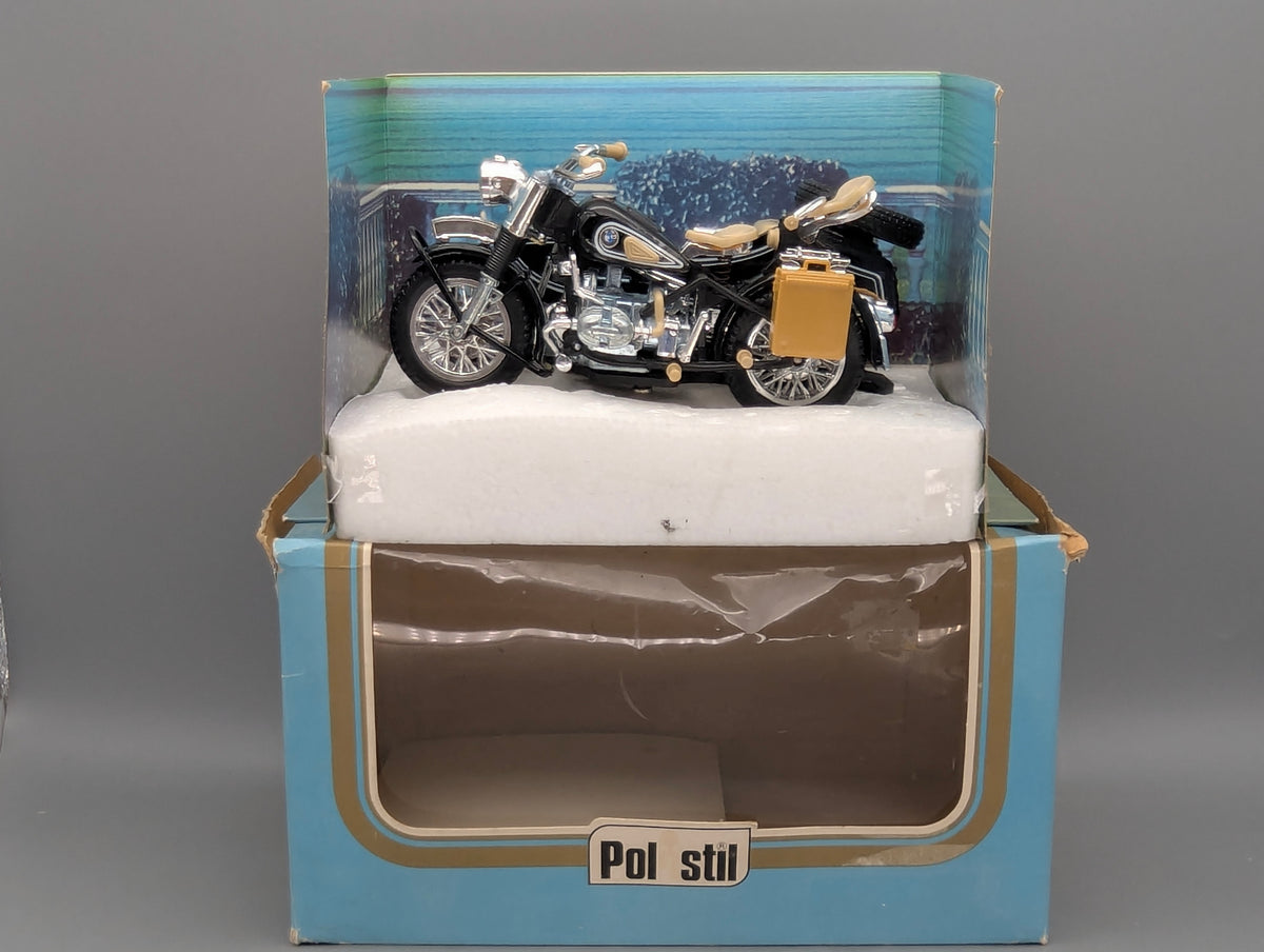 Motorrad Modell 1:15 Tonka Polistil BMW R75 Elephant mit Beiwagen mit OVP