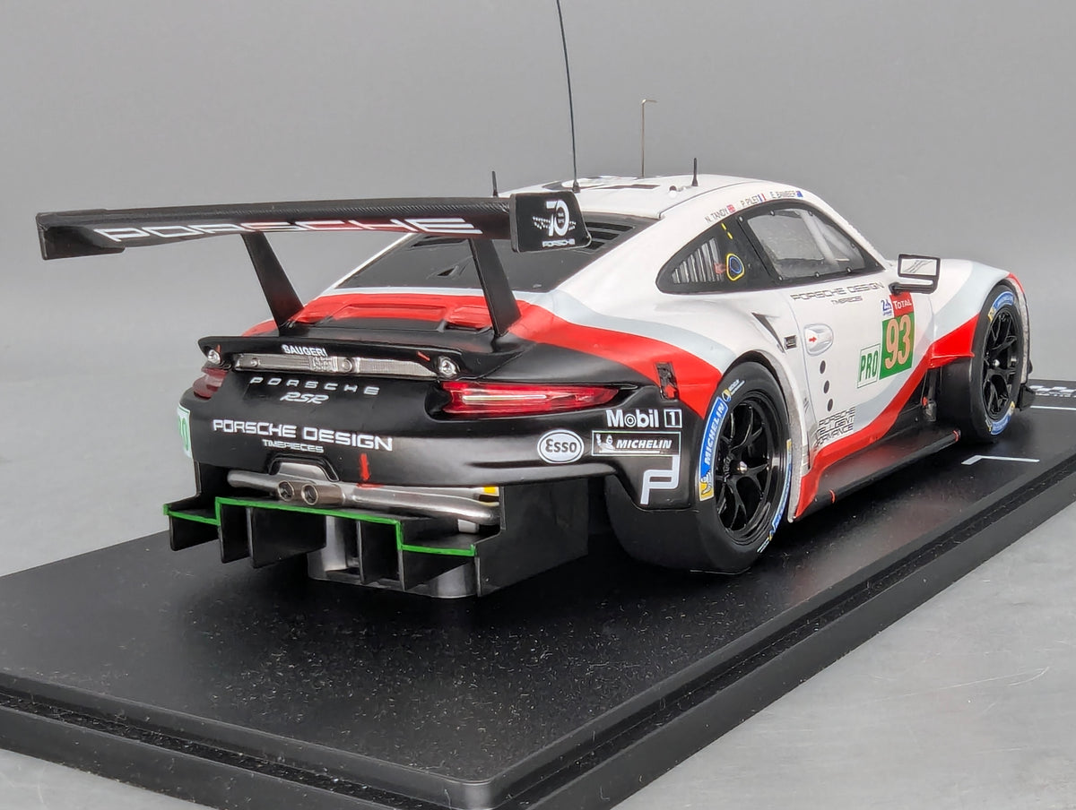 Modellautos 1:18 Ixo Porsche 911 RSR 24h Le Mans 2018 #93 mit OVP