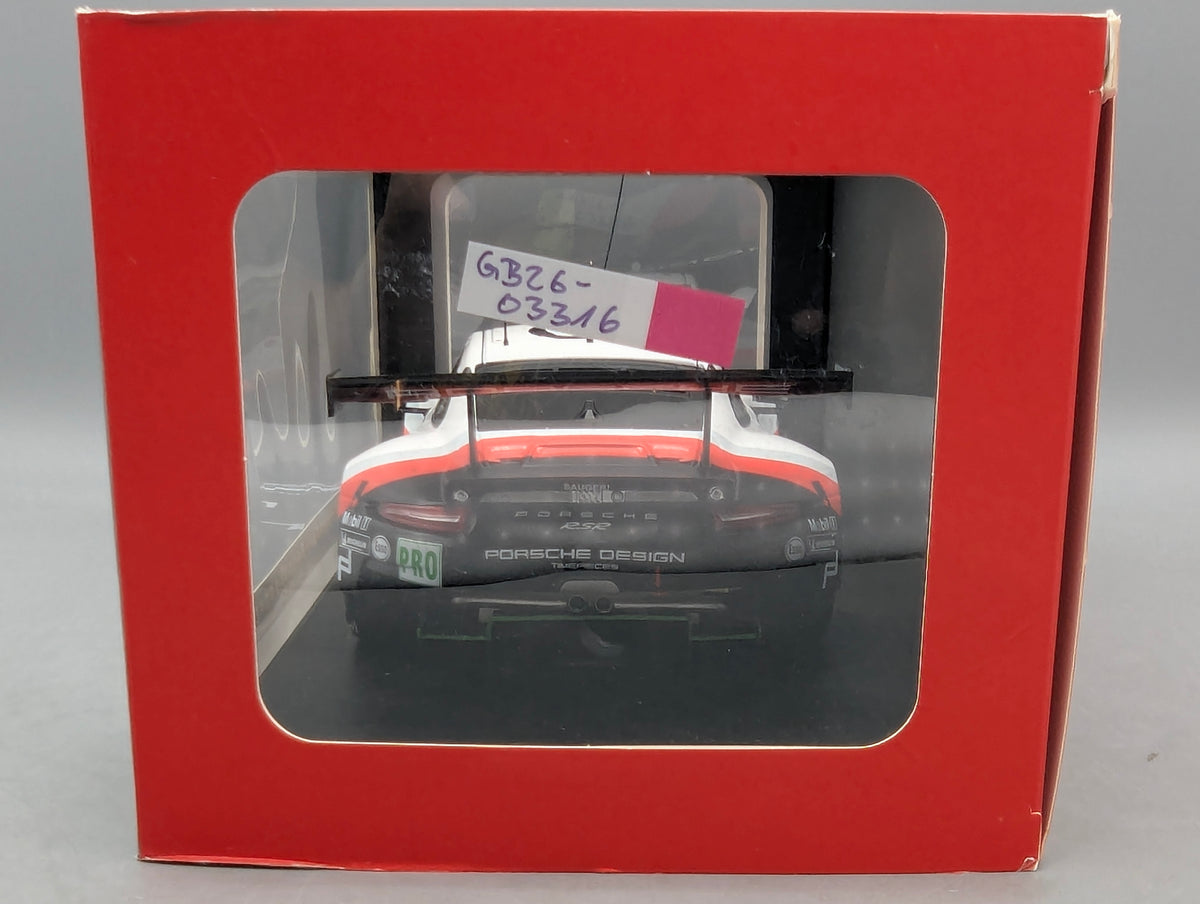 Modellautos 1:18 Ixo Porsche 911 RSR 24h Le Mans 2018 #93 mit OVP