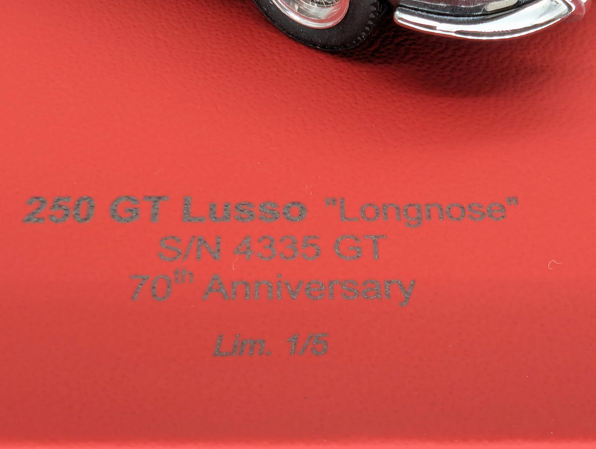 Modellautos 1:43 BBR Ferrari 250 GT Lusso Long Nose S/N 4335 GT Ltd 01/05 OVP