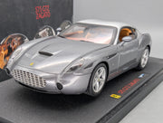 Modellautos 1:18 Hot Wheels Elite Ferrari 575 GTZ Zagato Grau & Silber mit OVP
