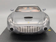 Modellautos 1:18 Hot Wheels Elite Ferrari 575 GTZ Zagato Grau & Silber mit OVP