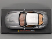 Modellautos 1:18 Hot Wheels Elite Ferrari 575 GTZ Zagato Grau & Silber mit OVP