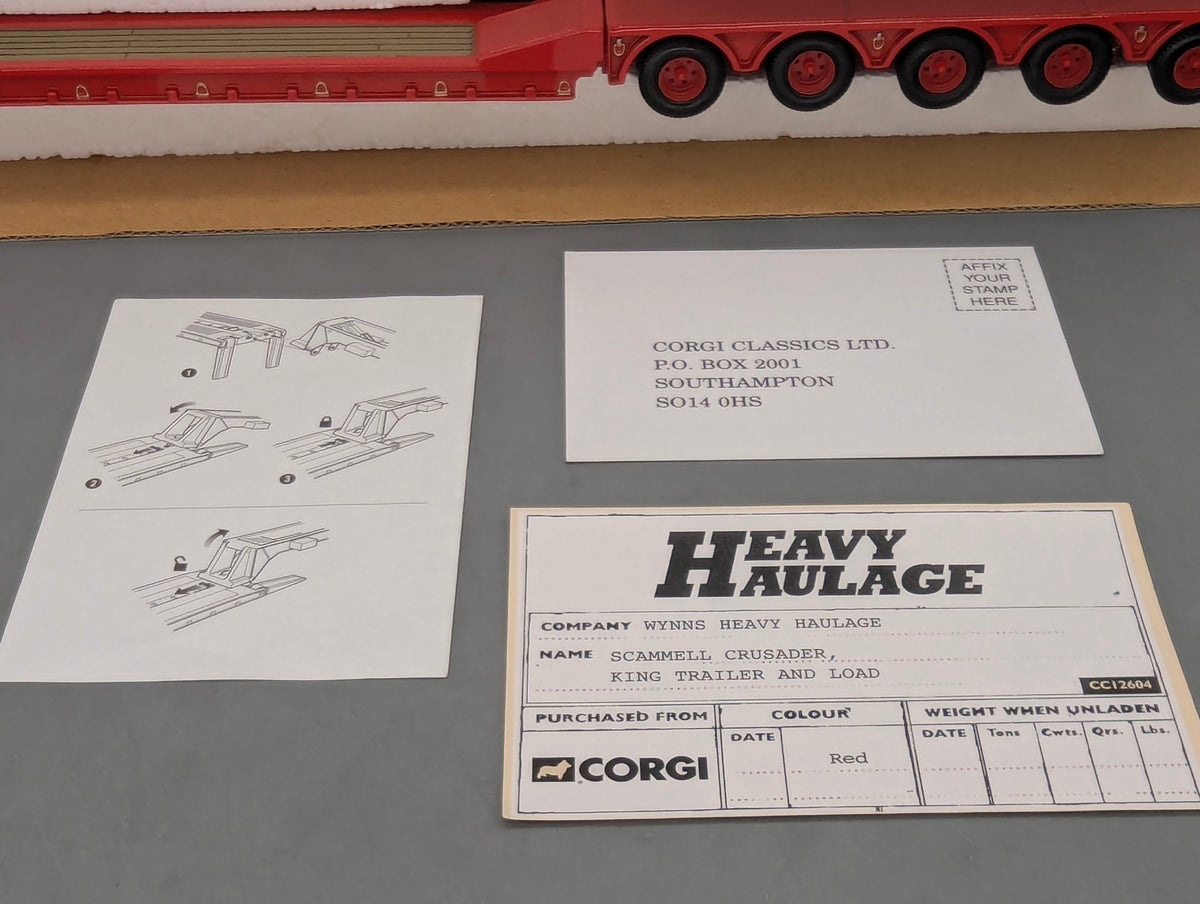 LKW Modell 1:50 Corgi Classics CC12604 Scammell Crusader Truck Trailer Load OVP