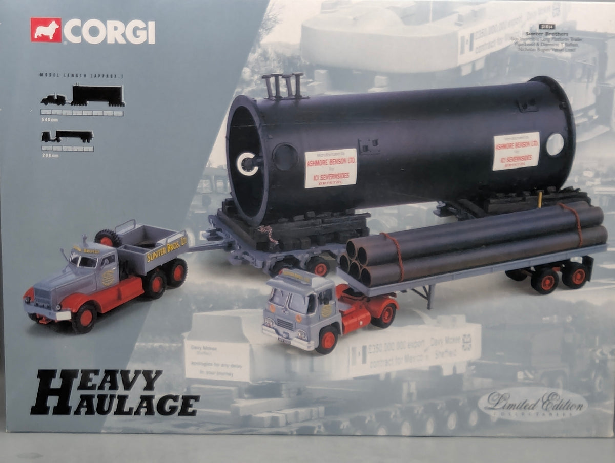 LKW Modell 1:50 Corgi Classics 31014 Guy Invincible Trailer & Diamond & Load OVP
