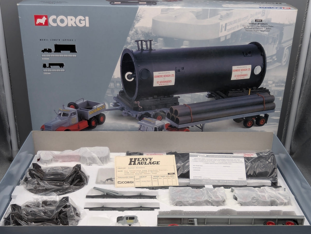 LKW Modell 1:50 Corgi Classics 31014 Guy Invincible Trailer & Diamond & Load OVP