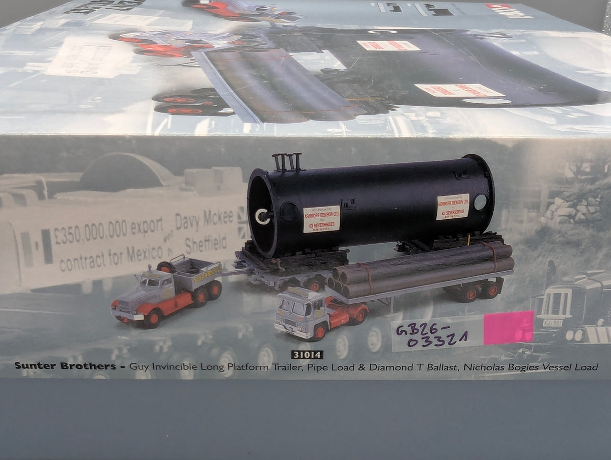 LKW Modell 1:50 Corgi Classics 31014 Guy Invincible Trailer & Diamond & Load OVP