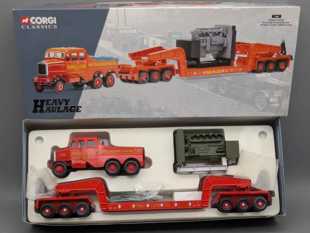 LKW Modell 1:50 Corgi Classics 17601 Scammell Constructor Truck Trailer Load OVP