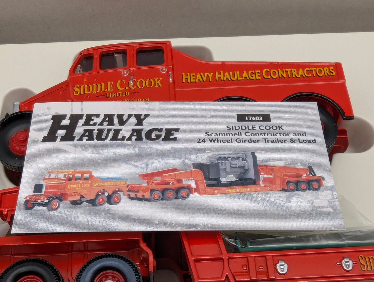 LKW Modell 1:50 Corgi Classics 17601 Scammell Constructor Truck Trailer Load OVP