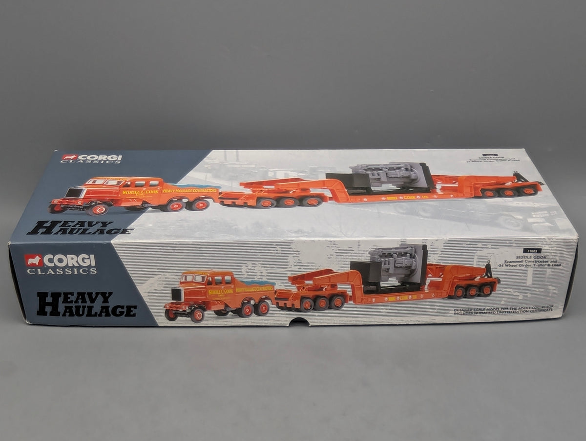 LKW Modell 1:50 Corgi Classics 17601 Scammell Constructor Truck Trailer Load OVP