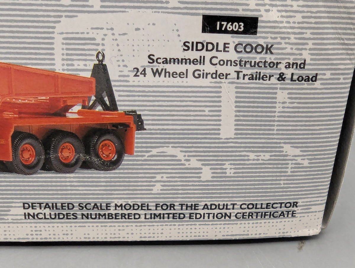 LKW Modell 1:50 Corgi Classics 17601 Scammell Constructor Truck Trailer Load OVP