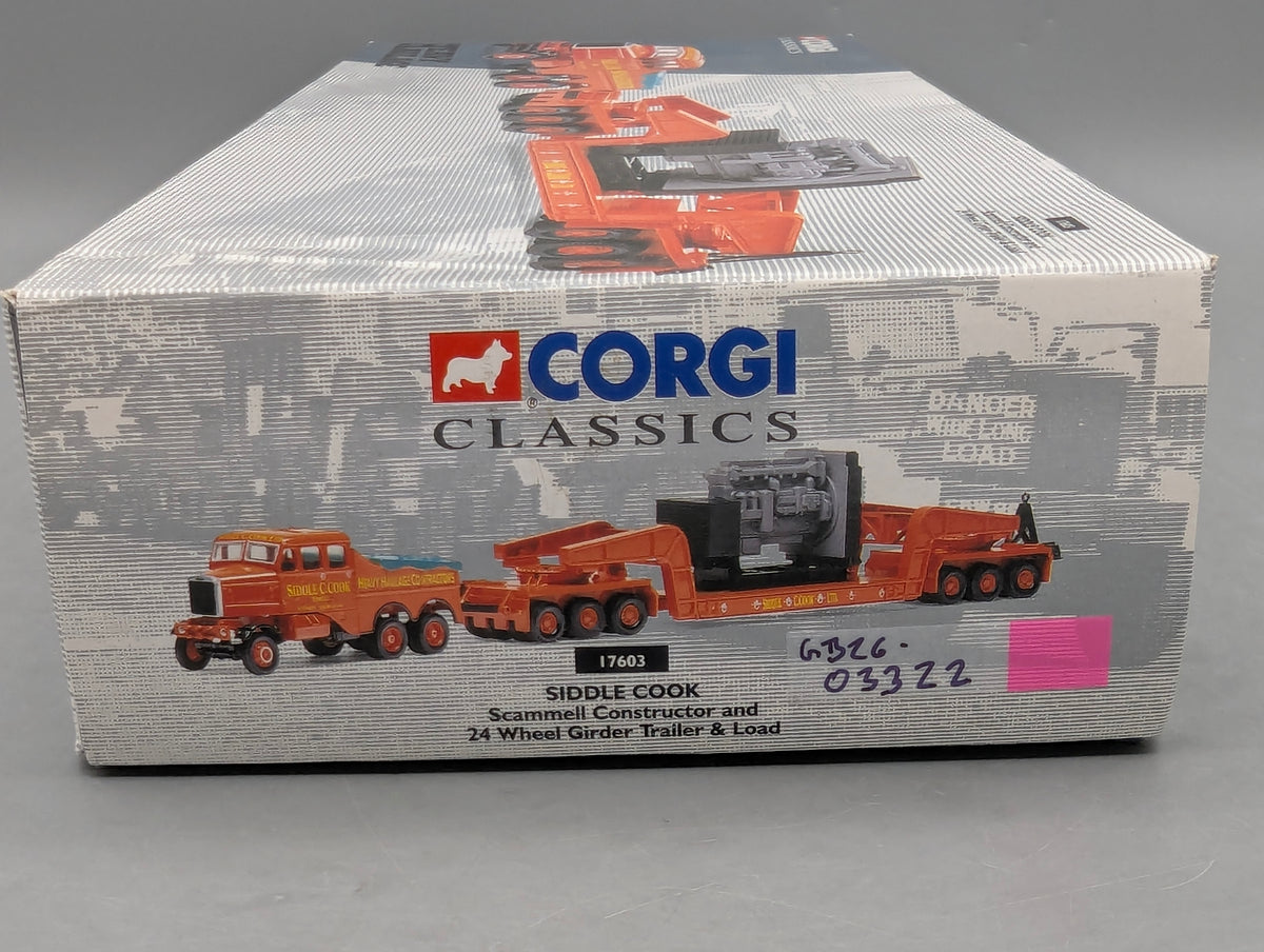 LKW Modell 1:50 Corgi Classics 17601 Scammell Constructor Truck Trailer Load OVP