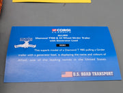 LKW Modell 1:50 Corgi Classics 55301 Diamond T980 & 24 WheelTrailer & Load OVP