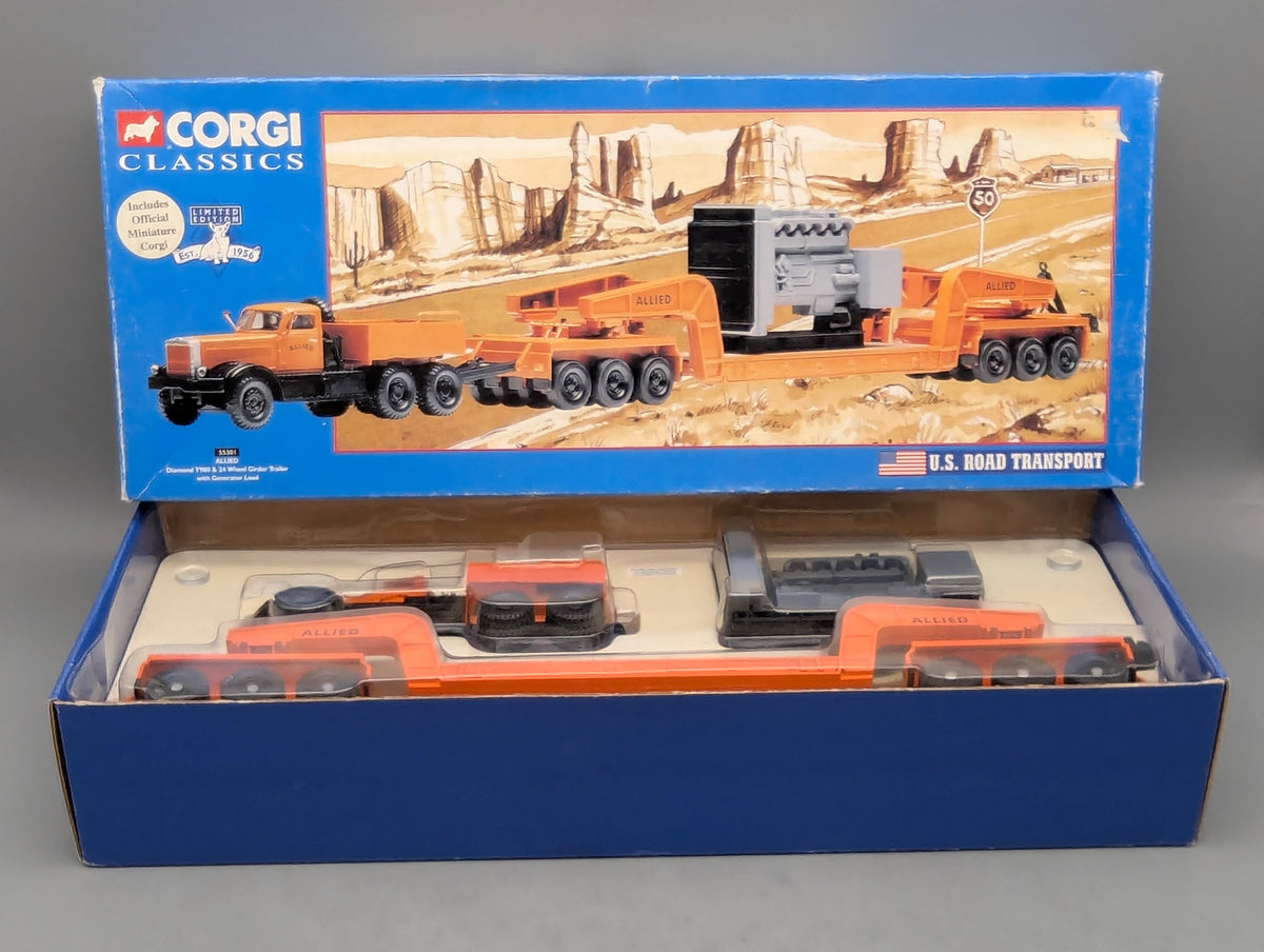 LKW Modell 1:50 Corgi Classics 55301 Diamond T980 & 24 WheelTrailer & Load OVP