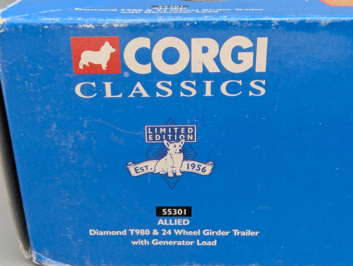 LKW Modell 1:50 Corgi Classics 55301 Diamond T980 & 24 WheelTrailer & Load OVP