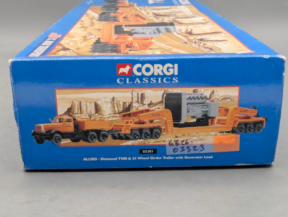 LKW Modell 1:50 Corgi Classics 55301 Diamond T980 & 24 WheelTrailer & Load OVP