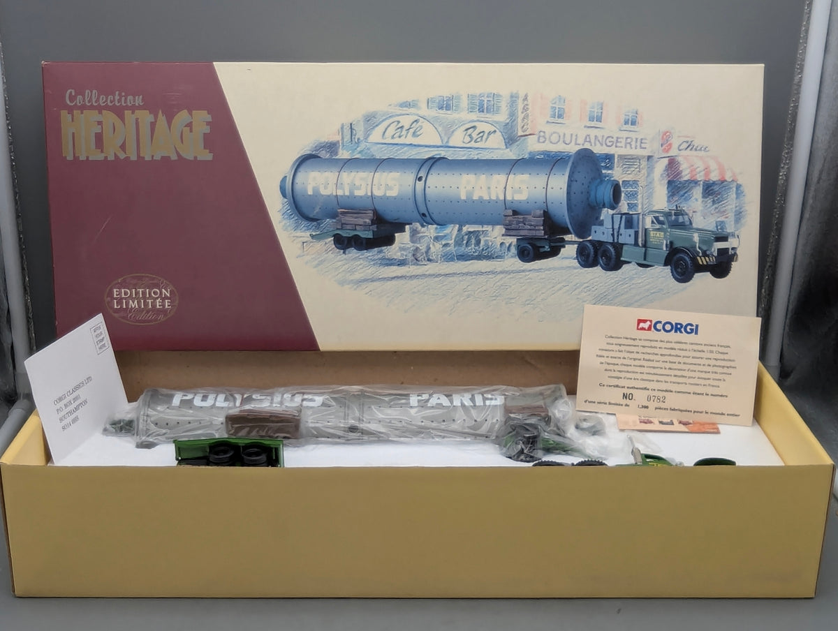 LKW Modell 1:50 Corgi Classics EX55105 Diamond T980 avec Rouleau Stag mit OVP