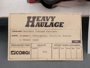 LKW Modell 1:50 Corgi Classics 18006 Scammell Contractor & 2x Bogies & Load OVP